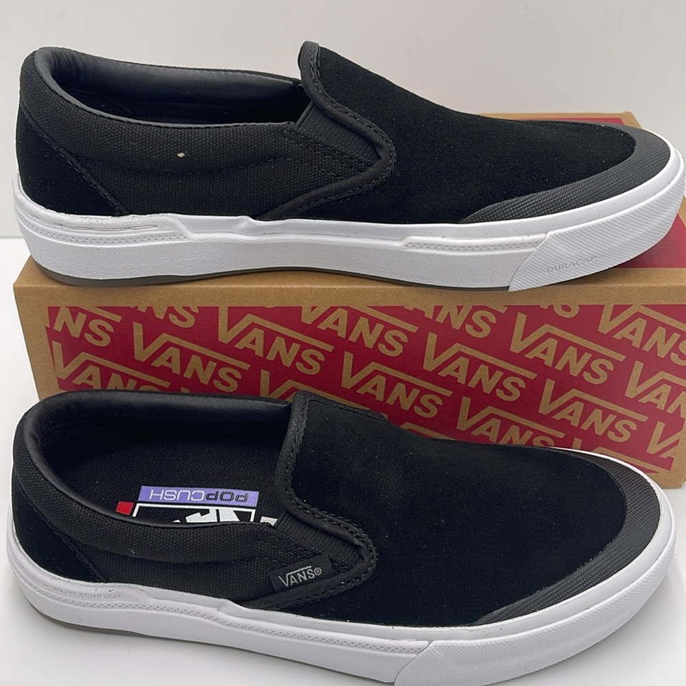 Vans WMNS Bmx Slip-On Black/Gray/White
VN0A5JIS9BG Sneakers - Picture 2 of 16